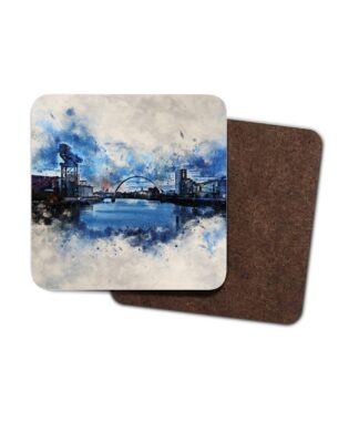 River Clyde, Glasgow 4 Pack Hardboard Coaster