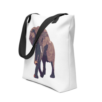 Elephant in bold colours Tote bag