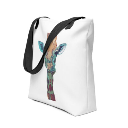 Giraffe bold colour Tote bag