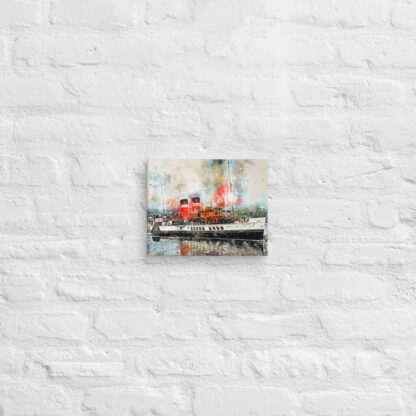 Waverley paddle steamer digital watercolour effect Canvas art wall print - Image 2