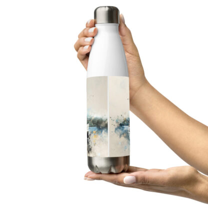 PSS Waverley digital watercolour effect Stainless steel water bottle - Image 8