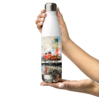 PSS Waverley digital watercolour effect Stainless steel water bottle