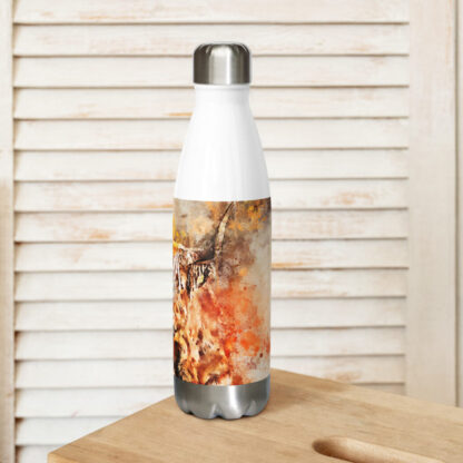 Clyde the highland cow Stainless steel water bottle - Image 2