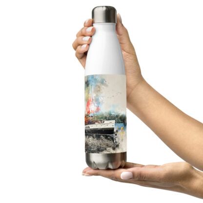 PSS Waverley digital watercolour effect Stainless steel water bottle - Image 10