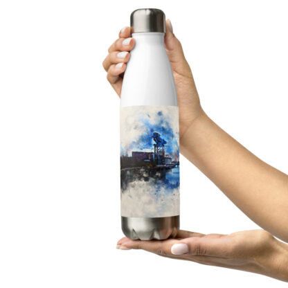 River Clyde digital watercolour Stainless steel water bottle - Image 11