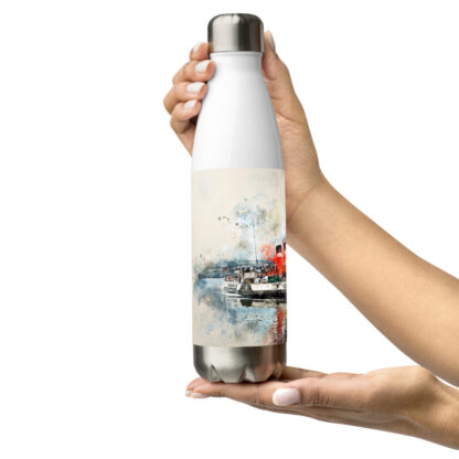 PSS Waverley digital watercolour effect Stainless steel water bottle - Image 9