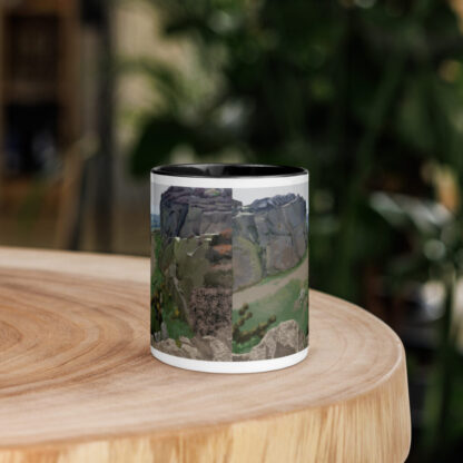 Cow and Calf Ilkley Mug with Color Inside - Image 2