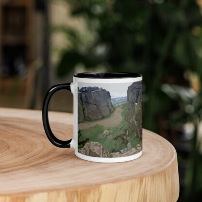 Cow and Calf Ilkley Mug with Color Inside - Image 3