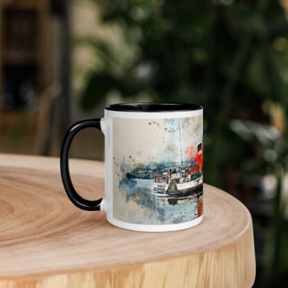 PSS Waverley digital watercolour Mug with Color Inside - Image 3