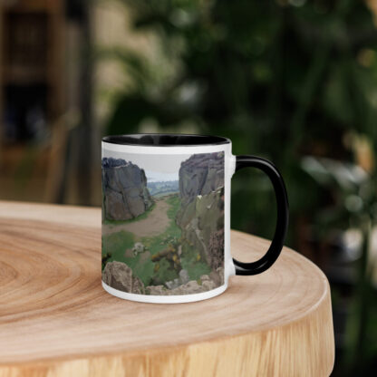 Cow and Calf Ilkley Mug with Color Inside - Image 4