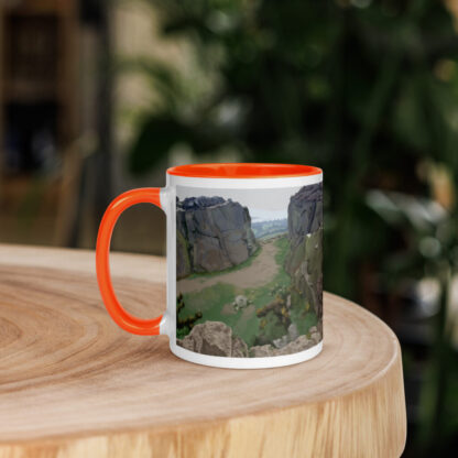 Cow and Calf Ilkley Mug with Color Inside - Image 6