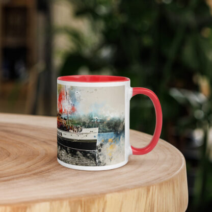 PSS Waverley digital watercolour Mug with Color Inside